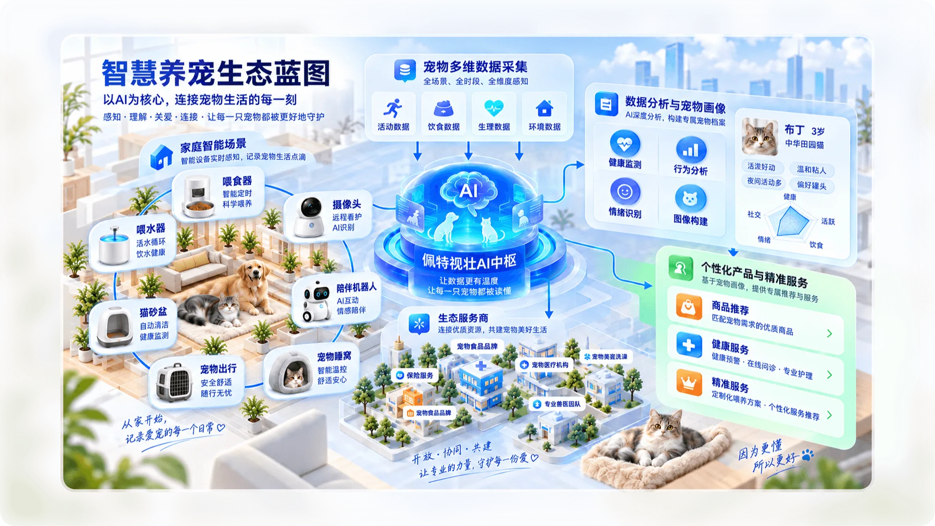 宠物AI全场景智能生态图